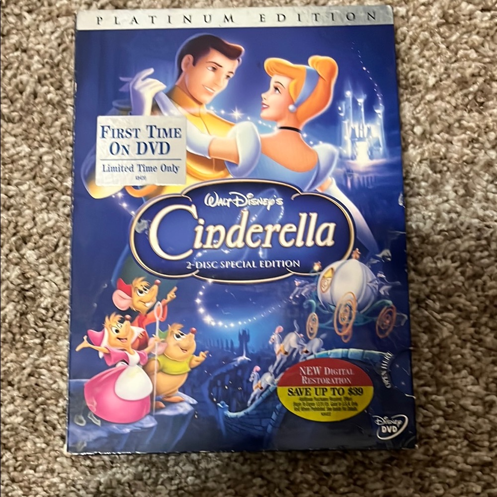 Platinum Edition Cinderella 2-Disc DVD set